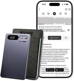 SAIET AI Note Registratore Vocale con trascrizione