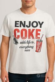 Maglietta Tshirt Coca Cola Tg L Manica Corta Uomo