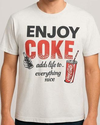 Maglietta Tshirt Coca Cola Tg L Manica Corta Uomo