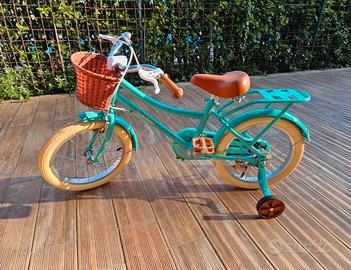 Bicicletta verde menta Rocketbaby NUOVA 