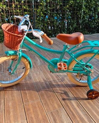 Bicicletta verde menta Rocketbaby NUOVA 
