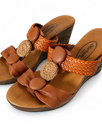 Sandali Melluso con zeppa 7cm n° 35