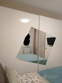 camera da letto bianca 