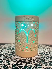 Llampada con incisione segno zodiacale Ariete!