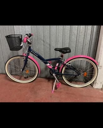 Bicicletta bambina Btwin 24” pratcamente nuova