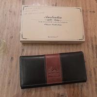 Elegante portafoglio da donna in vera pelle