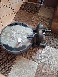 pedana vibrante +attrezzo per pedalata da seduto