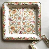 Servizio piatti quadrati creazione esclusiva