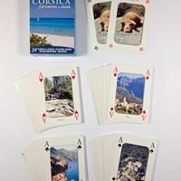 Mazzo carte da gioco tema Corsica con scatola