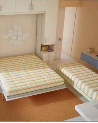 LETTO MATRIMONIALE 160x190 A SCOMPARSA MARTINA 08