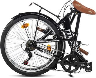 bicicletta moma "top class 24" pieghevole
