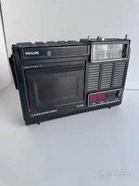 Radio Philips AR radio sveglia registratore anni70