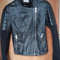 Giubbotto in pelle Pinko chiodo biker