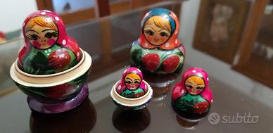 Matrioska ucraina in legno dipinto 