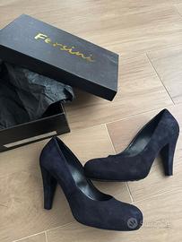 Scarpe donna pelle e camoscio