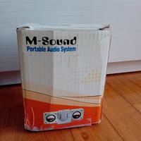 SET AUDIO PORTATILE - mini speaker set vintage