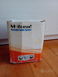 SET AUDIO PORTATILE - mini speaker set vintage