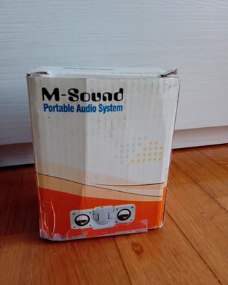 SET AUDIO PORTATILE - mini speaker set vintage