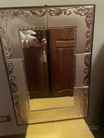 specchiera argento da camera