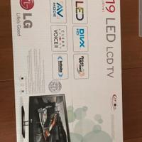 TV 19" Lg HD decoder Pari al nuovo 