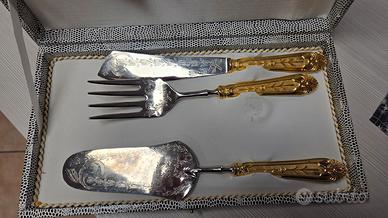 Set Servizio Dolce/Tavola A. BETTINI-Argento 800