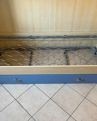Struttura letto con cassetto letto