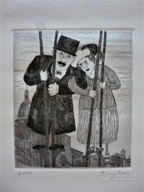 Incisione di FRANZ BORGHESE 1973