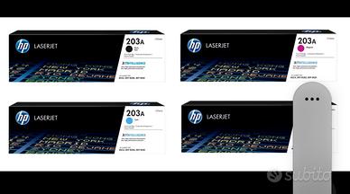 2 Set completi toner Hp originali 203a.