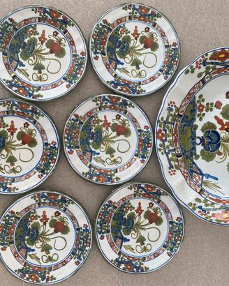 Servizio portata Maiolica Faenza C.A.C.F -