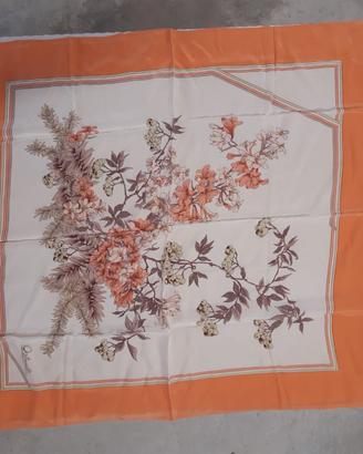 Foulard ostinelli arancio 80x80
