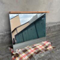 Grande Specchiera Bagno 126x113 con Faretti
