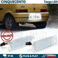 Luci Targa LED FIAT CINQUECENTO 91-98 Placchette