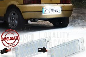 Luci Targa LED FIAT CINQUECENTO 91-98 Placchette