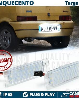 Luci Targa LED FIAT CINQUECENTO 91-98 Placchette