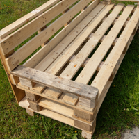 Divano 3 posti in pallet