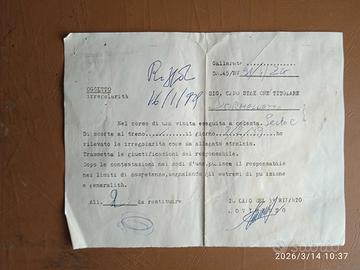 Documentazione rara anni '70-'80 FS Ente Ferrovie