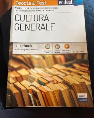Libro test  cultura generale editest