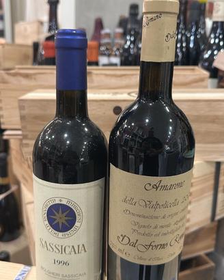 Sassicaia 1996  Dal Forno Amarone 2003