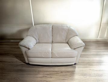 Divano 2 posti in Vera Pelle