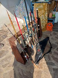 vechie canne da pesca 