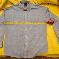 Camicia a quadretti bianchi e blu - taglia L