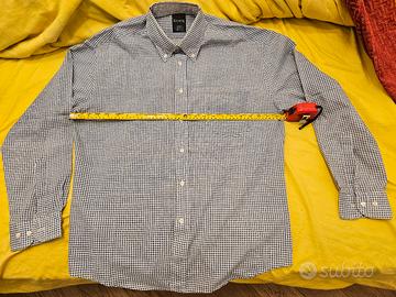 Camicia a quadretti bianchi e blu - taglia L