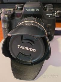 Minolta Dynax 9 + Tamron 28-300mm obiettivo