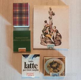 Lotto 5 Fiammiferi Vintage SAFFA e MINERVA