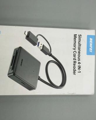 Lettore schede 4 in 1 USB-C / USB 3.0 – SD TF CF M
