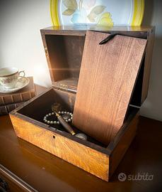 Cofanetto Antico (primi '900) in Legno Pregiato