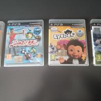 Lotto giochi PS3 + telecamera e controller wireles