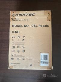 Pedali Fanatec CSL Pedals - NUOVI SIGILLATI