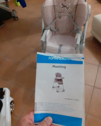 Kit lettinoFoppapedretti completo, passeggino tris