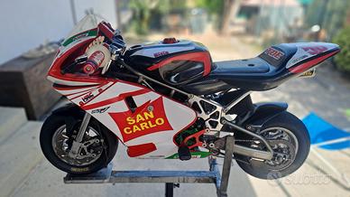 minimoto GRC rr con motore bzm 50 testa oro